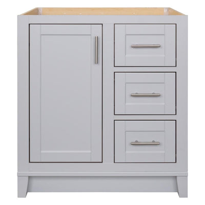 Kinghurst 30 in. W x 21 in. D x 33.5 in. H Bathroom Vanity Cabinet Only in Dove Gray - Super Arbor